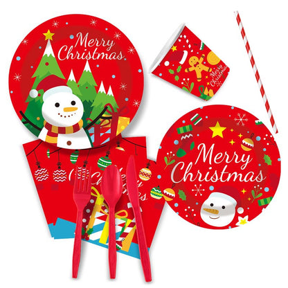 Christmas Party Decor Set for 10 Guests