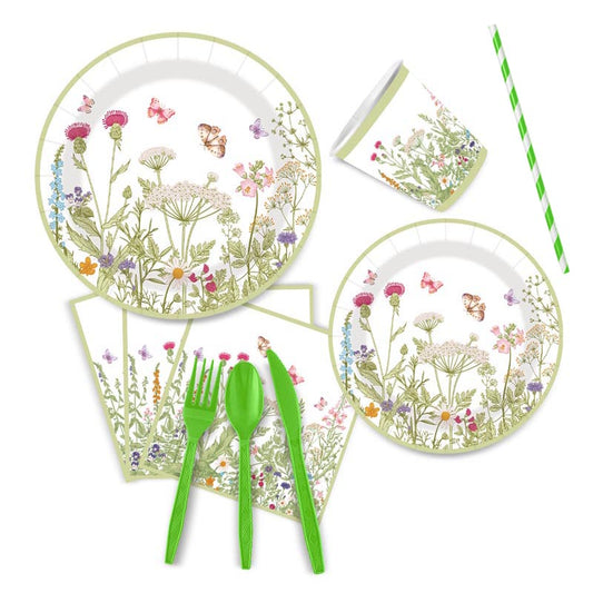 Spring Blossom Green Set for 20 Guests