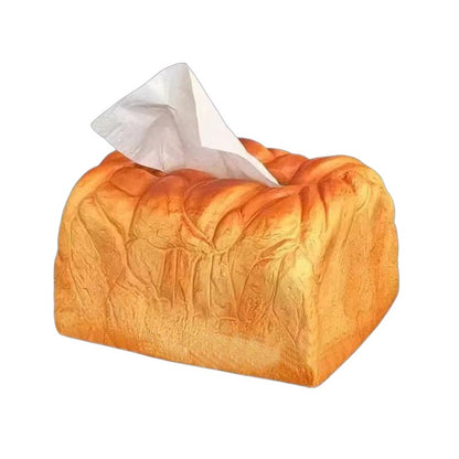 Soft Toast Tissue Box Funny Decor