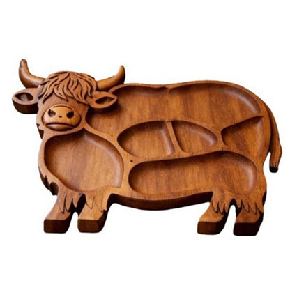 Cow Shape Wooden Charcuterie Board/ Serving Tray