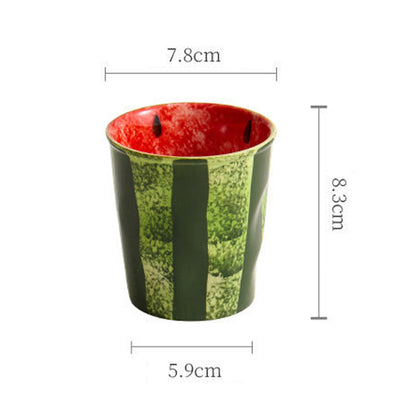 Creative Watermelon 210ml Ceramic Cup Coffee Cup