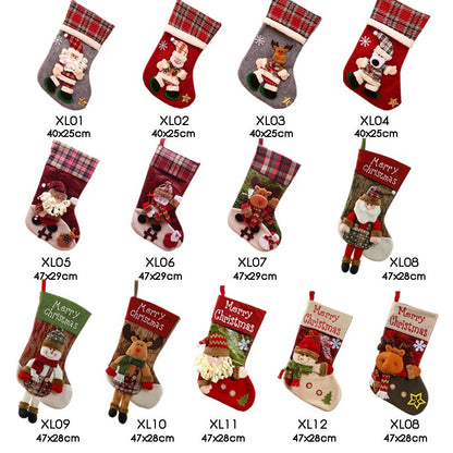 Christmas Stockings Fireplace Hangings Christmas Party Decorations XL Size