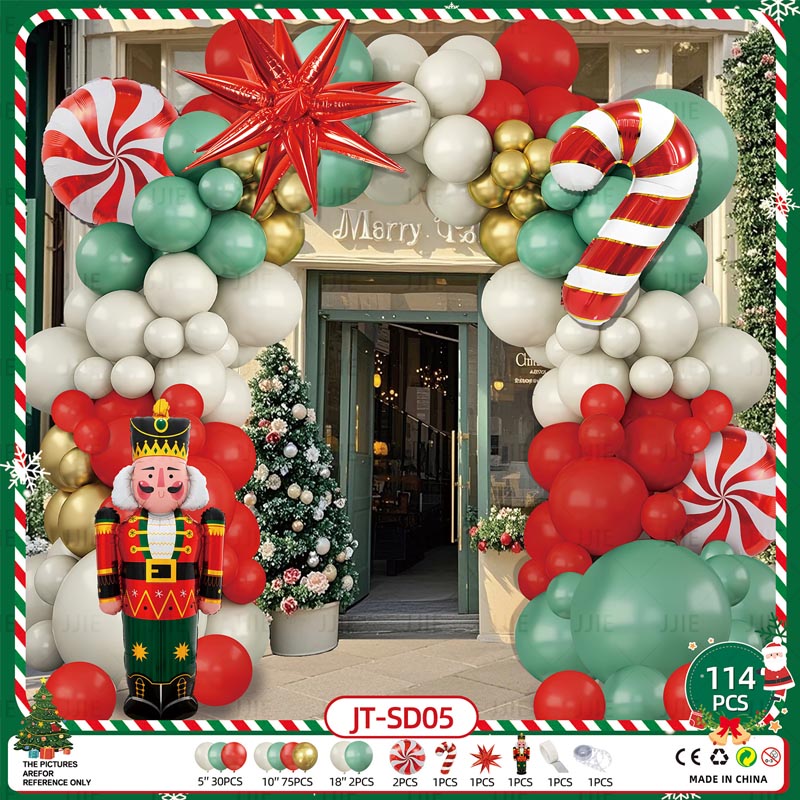 Christmas Balloon Garland Set 114Pcs #03