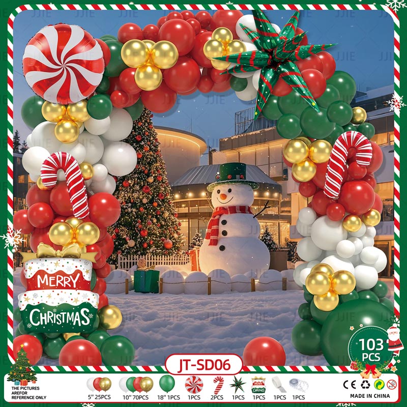 Christmas Balloon Garland Set 103Pcs #04