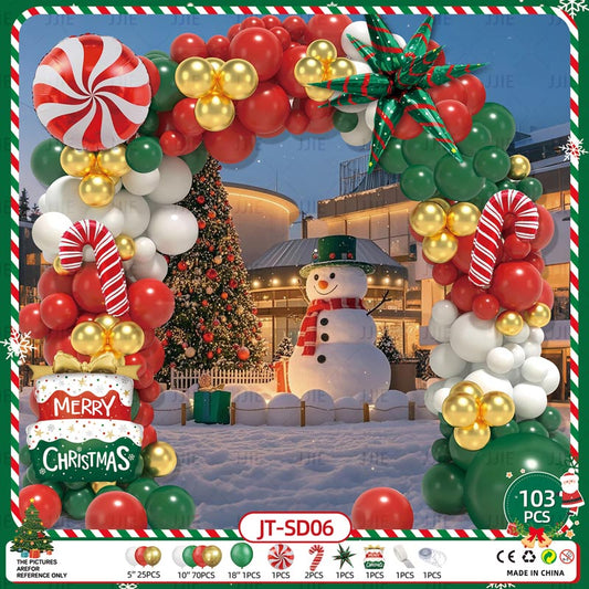 Christmas Balloon Garland Set 103Pcs #04