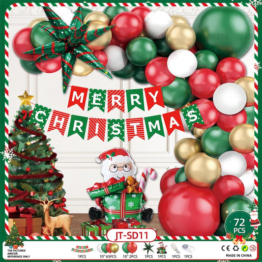 Christmas Balloon Garland Set 72Pcs #06