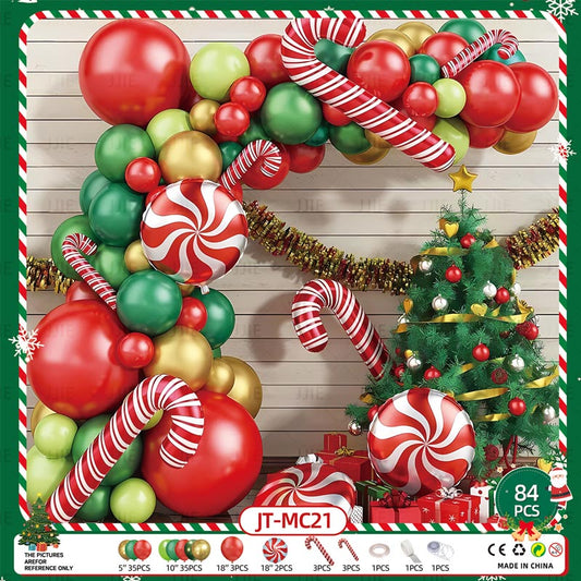 Christmas Balloon Garland Set 84Pcs #08