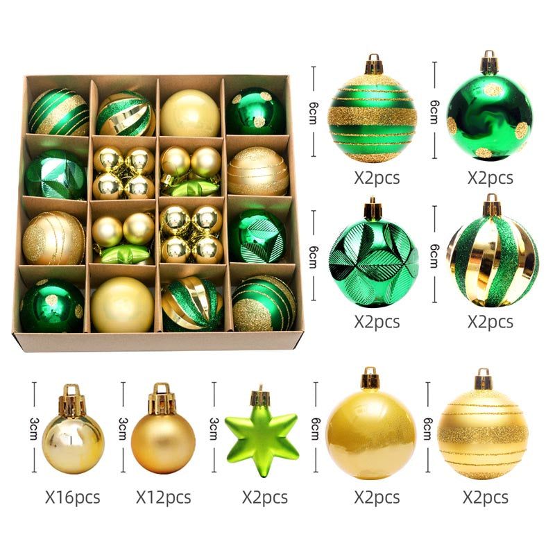 Christmas Balls Ornament 42/44/46 Pcs