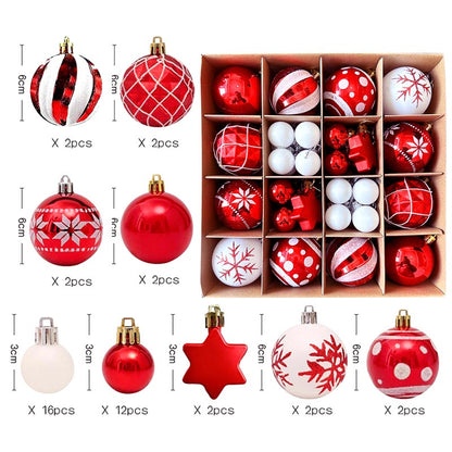 Christmas Balls Ornament 42/44/46 Pcs