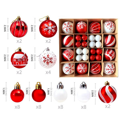 Christmas Balls Ornament 42/44/46 Pcs