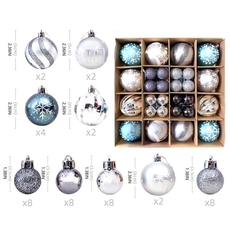 Christmas Balls Ornament 42/44/46 Pcs