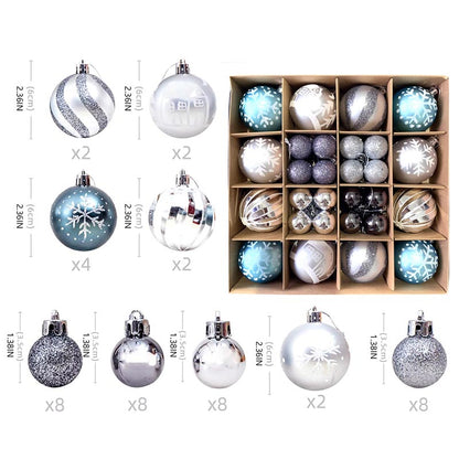 Christmas Balls Ornament 42/44/46 Pcs
