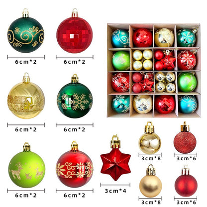 Christmas Balls Ornament 42/44/46 Pcs