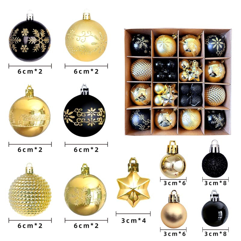 Christmas Balls Ornament 42/44/46 Pcs