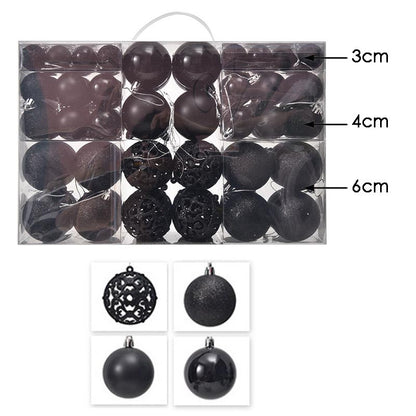 Christmas Balls Ornament Set 3cm/ 4cm/ 6cm  100Pcs