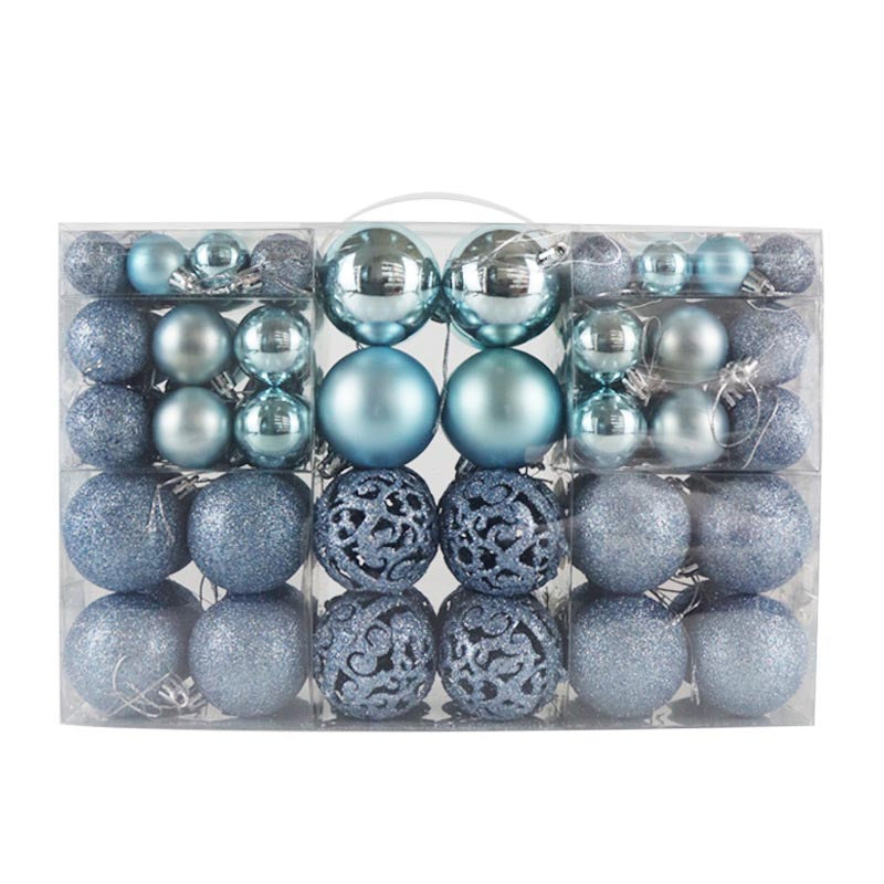 Christmas Balls Ornament Set 3cm/ 4cm/ 6cm  100Pcs