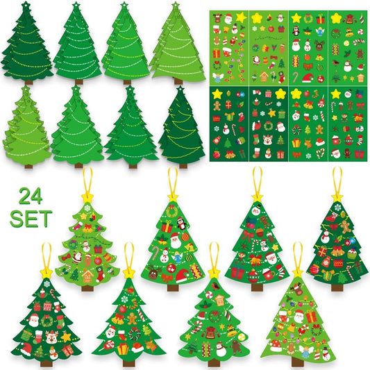 Christmas Tree DIY Kit Ornaments 24Pcs
