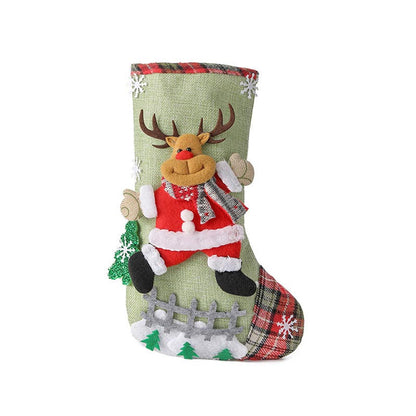 Christmas Stockings Fireplace Hangings Christmas Party Decorations L Size