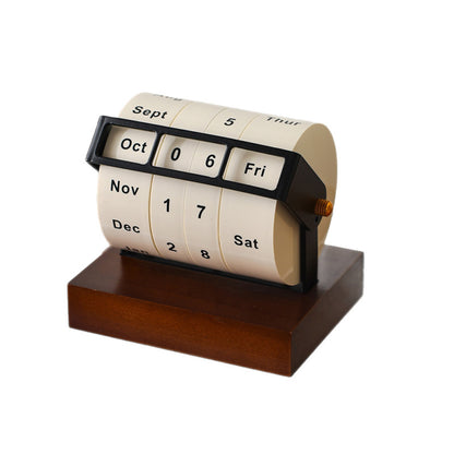 Wheel Calendar Table Calendar Homeware Decor Table Decoration