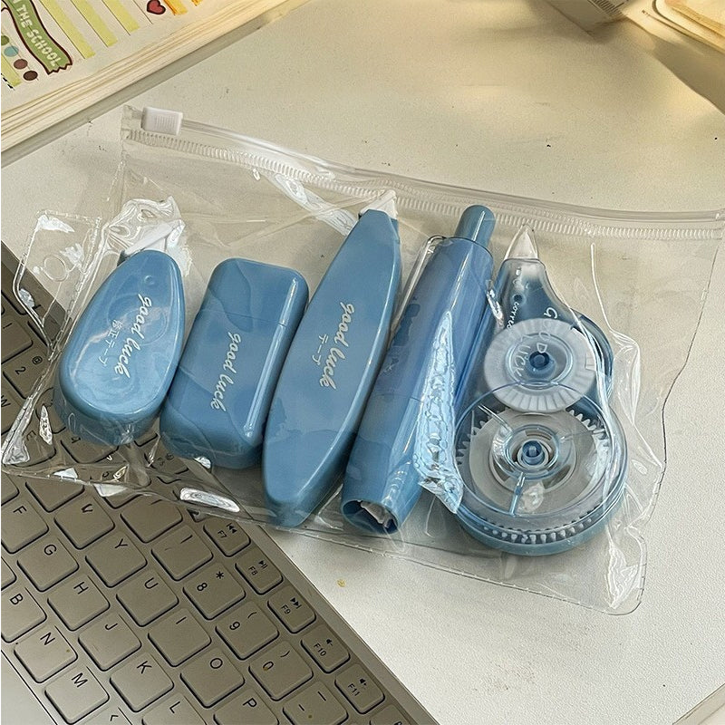 Colorful Correction Tape Green/Purple/Pink/Blue 5Pcs