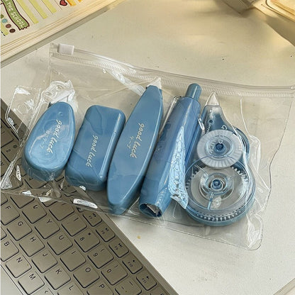 Colorful Correction Tape Green/Purple/Pink/Blue 5Pcs