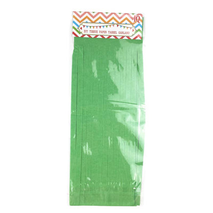 light green color tassels garland tissue paper banner for any party decorations, hangings, ceiling decorations, for birthday, wedding, anniversary, engagement, graduation, baby shower