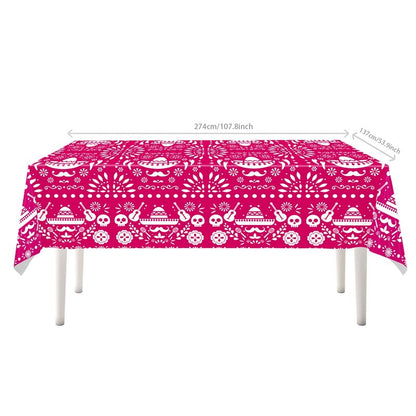 Mexican Fiesta Colorful Set for 10 Guests
