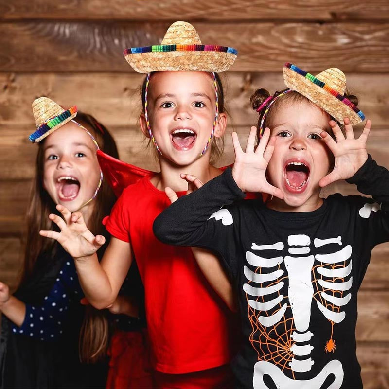 Mexican Style Straw Weaving Hat