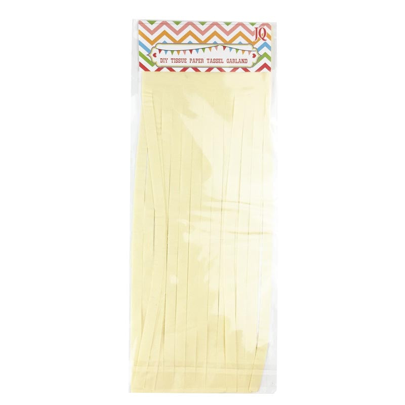 off white color tassels garland tissue paper banner for any party decorations, hangings, ceiling decorations, for birthday, wedding, anniversary, engagement, graduation, baby shower