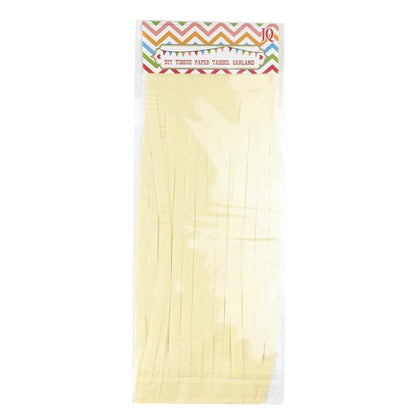 off white color tassels garland tissue paper banner for any party decorations, hangings, ceiling decorations, for birthday, wedding, anniversary, engagement, graduation, baby shower