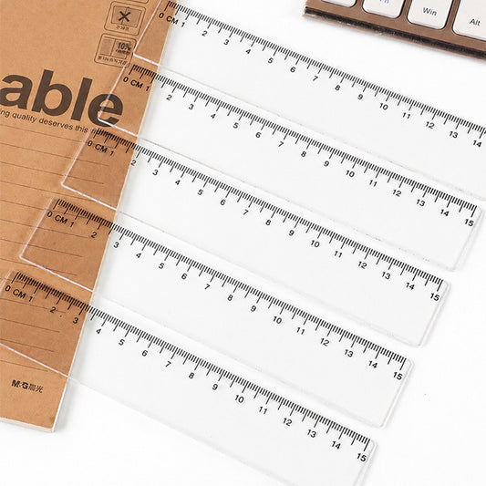 Transparent Plastic Ruler 15cm/20cm/30cm