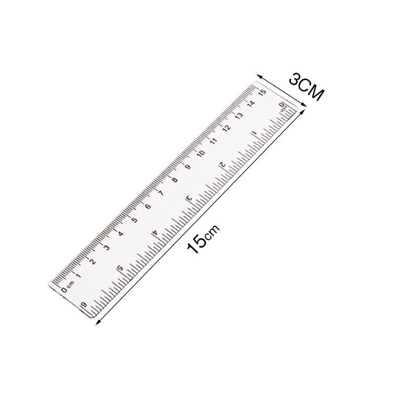 Transparent Plastic Ruler 15cm/20cm/30cm