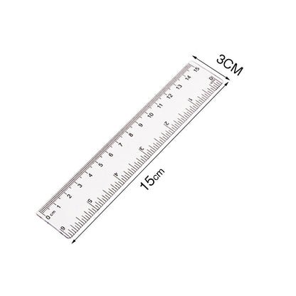 Transparent Plastic Ruler 15cm/20cm/30cm