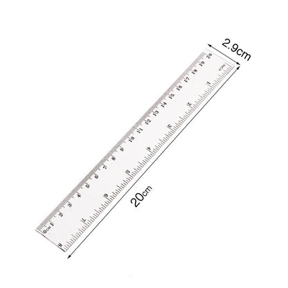 Transparent Plastic Ruler 15cm/20cm/30cm