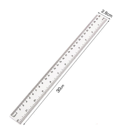 Transparent Plastic Ruler 15cm/20cm/30cm